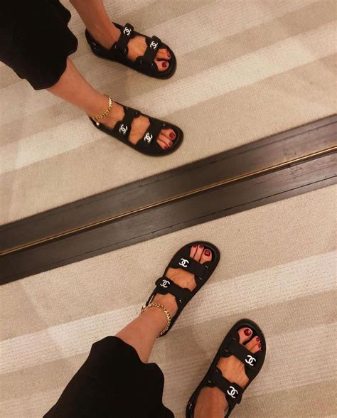 sandali chanel 41|Chanel suede sandals.